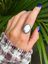 Load image into Gallery viewer, Loyal Owl Howlite, Size 7.5